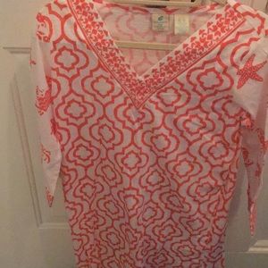 Carribean joe swim tunic cover-up